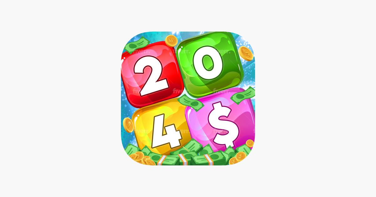 2048 Puzzle Ganhe Dinheiro na App Store